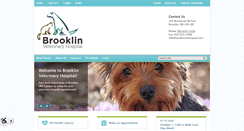 Desktop Screenshot of brooklinvethospital.com